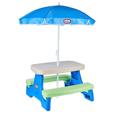 Little Tikes 629945M Easy Store Jr. Play Table With Umbrella image