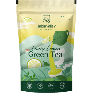 Lively Lemon Green Tea, 60GM image