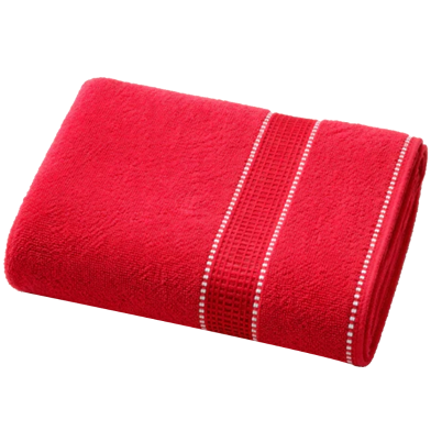 Livingtex Bath Towel Red 70 X 140 CM image