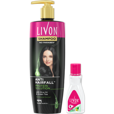 Livon Anti Hairfall Protein Shampoo-300ml image