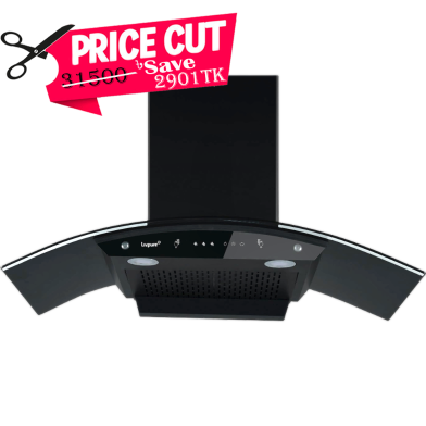 Livpure SWIRL-90 Auto Clean Wall Mounted Kitchen Chimney – Powerful Suction, Elegant Design, Low Noise image