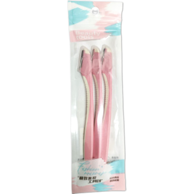 Lmltop Beauty Tools Fashion Makeup Razor 3pcs Pink image
