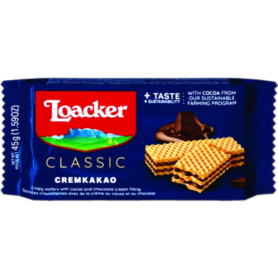 Loacker Classic Cremkakao Wafers 45gm image