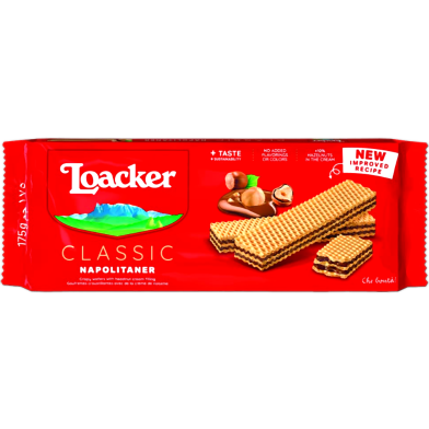 Loacker Classic Napolitaner Crispy Wafers 175gm image