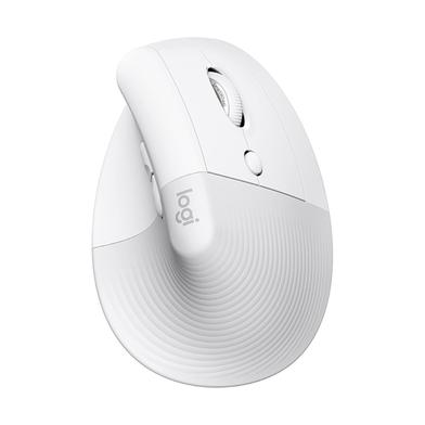 Logitech Lift Vertical Ergonomic Mouse Pale White image