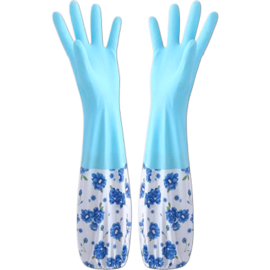 Long Silicone Kitchen Gloves Waterproof And Non-Slip Hand Protection image