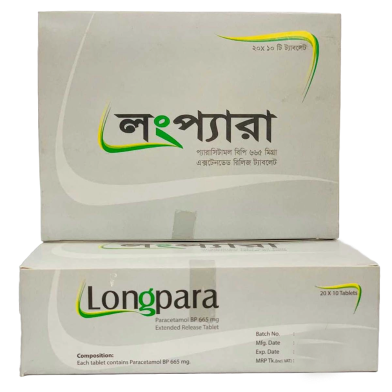 Longpara 665 Mg Tablet 10's Strip image