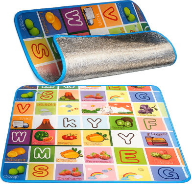 LooMantha PVC Baby Large Play Mat 3x4.5 Feet Any Design image