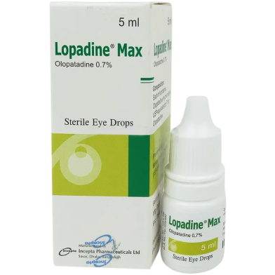 Lopadine Max 0.7 Percent Ophthalmic Solution 5ml Drop image