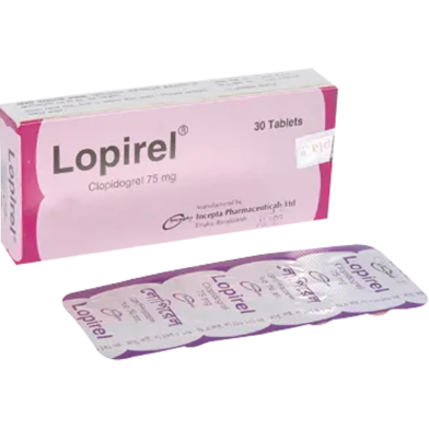 Lopirel 75 mg Tablet 10's Strip image