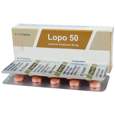 Lopo 50 mg Tablet – 10's Strip image