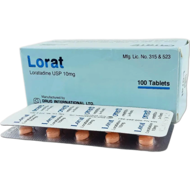 Lorat 10 Mg Tablet 10's Strip image