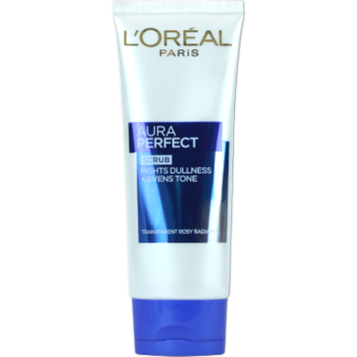 L'oreal Aura Perfect Fights Dullness Evens Tone Scrub 100ml image