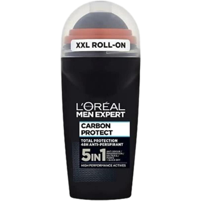 Loreal Carbon Protect 5 in 1 Men Expert Roll On 50 ml image