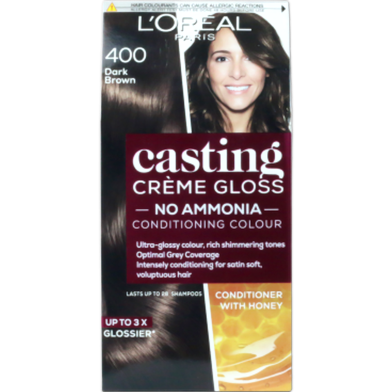 Loreal Casting Creame Gloss Contioning Hair Color - 400 Dark Brown image