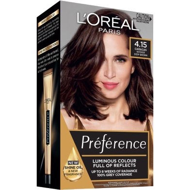 Loreal Hair Color Preference - 4.15 Caracas Intanse Deep Brown image