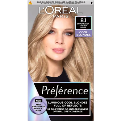 Loreal Hair Color Preference - 8.1 Light Ash Blonde image