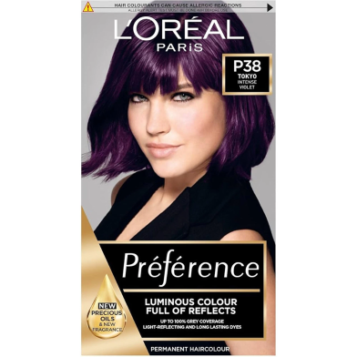 Loreal Hair Color Preference - P38 Tokyo Intense Violet image