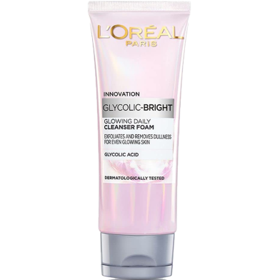 Loreal Paris Glycolic Bright Daily Cleanser Foam 100 ml image