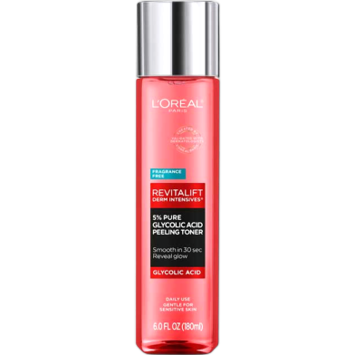 Loreal Revitalift Derm Intensives 5 Glycolic Acid Peeling Toner 180ml image