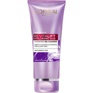 Loreal Revitalift Hyal. Acid Hydrating Gel-Cleanser 100 ml image