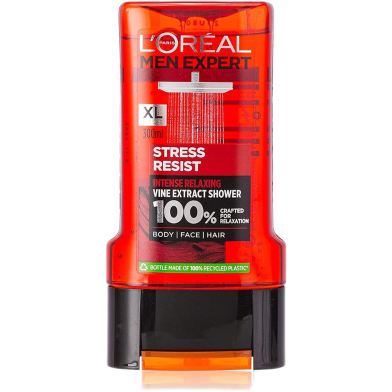 Loreal Stop Stress Gel Doccai Ril. 100 percent Shower Gel 300 ml image