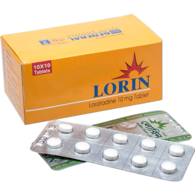 Lorin 10 Mg Tablet 10's Strip image