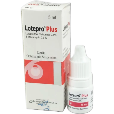 Lotepro Plus 0.5 Percent, 0.3 Percent Ophthalmic Suspension 5 ml Drop image