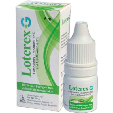Loterex-G 0.5 Percent, 0.3 Percent Ophthalmic Suspension 5 ml drop image