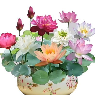 Lotus Bowl Bonsai Seeds 5 Pcs image