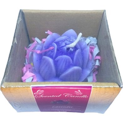 Lotus Flower Scented Candle – Lavender Fragrance image