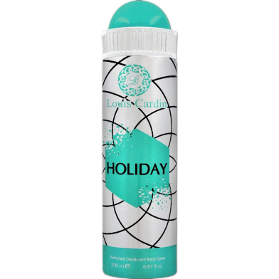 Louis Cardin Holiday Deodorant Spray For Men 200ml image