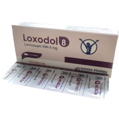 Loxodol 8 mg Tablet 10's Strip image
