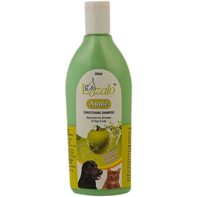 Lozalo Apple Conditioning Shampoo For Dogs And Cats 200ml image