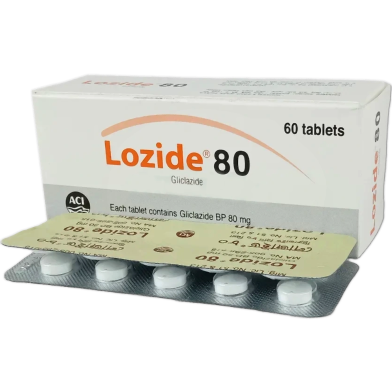 Lozide 80 mg Tablet 10's Strip image