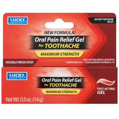 Lucky Oral Pain Relief Gel for Toothache 14 gm image