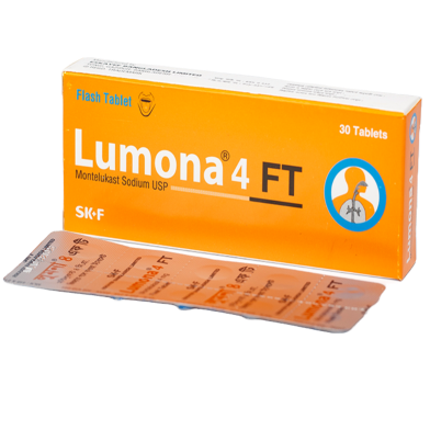 Lumona 4 Mg Tablet 10'S Strip image