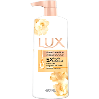 লাক্স ইভেন টোন গ্লো বডি ওয়াশ ৪৫০মিলি image