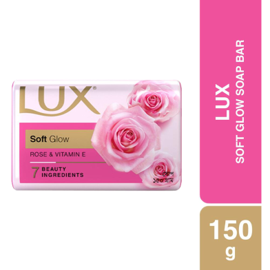 Lux Soap Bar Soft Glow 150g image