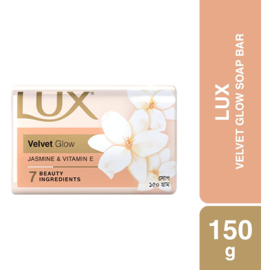 Lux Soap Bar Velvet Glow 150Gm image