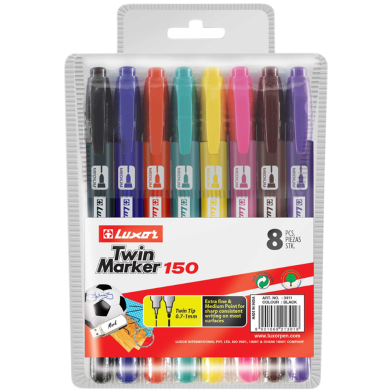 Luxor-150 Twin Marker 8Pc Set image