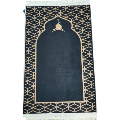 Luxury Excellence Prayer Mat Any Design Navy Blue Color (70x125 cm) image
