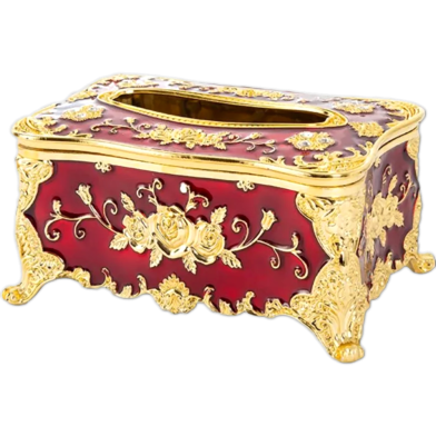 Luxury Style Tissue Box Fashion High Grade Home Office Hotel Car Facial Tissue Box Case Holder Tissue Box Paper Holder Home Hotel Décor image