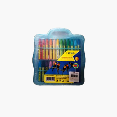 Lyra Oil Pastel P.P Case 24 Colour image