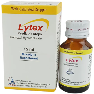 Lytex 6 mg Pediatric Drops 15 ml Bottle image