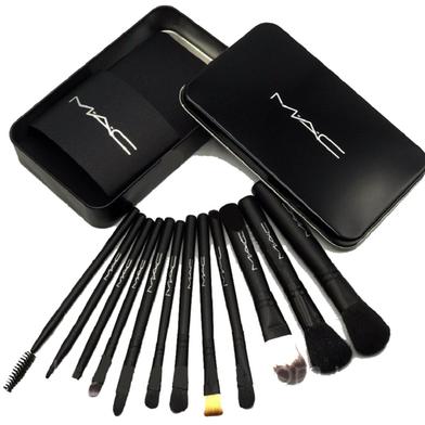 MAC Cosmetic Makeup Brush Set - 12 Pcs image