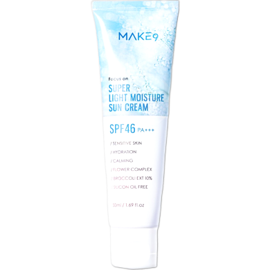 MAKE9 Focus On Super Light Moisture Sun Cream SPF46 50 ml image