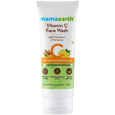 MAMAEARTH Vitamin C Face Wash 100 ml image