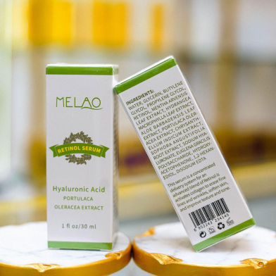 MELAO Face Eye Care Retinol Serum Anti Wrinkle Fine Lines Remove Essence Anti-Aging Skin Firming Lifting Facial Fade Dark Spots - 30ml image