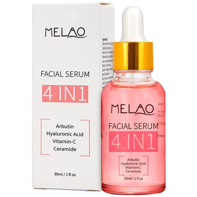 MELAO Whitening Lightening Hydra Nourishing 4 in 1 Serum Niacinamide Hyaluronic Acid Vitamin C Vitamin E Facial Skin Serum-30ml image